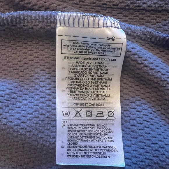 ADIDAS-Men’s Front Zip Hoodie - Picture 7 of 13